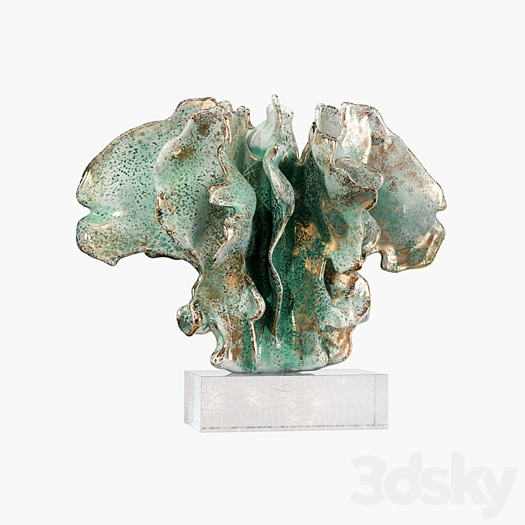 Sculptures of coral reef 01 3DS Max Model - thumbnail 2