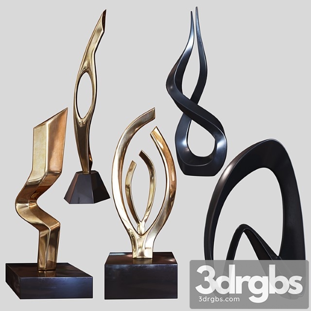 Sculptures set by burlini and kagan 3dsmax Download - thumbnail 1