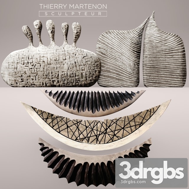 Set Sculpture Thierry Martenon 3dsmax Download - thumbnail 1