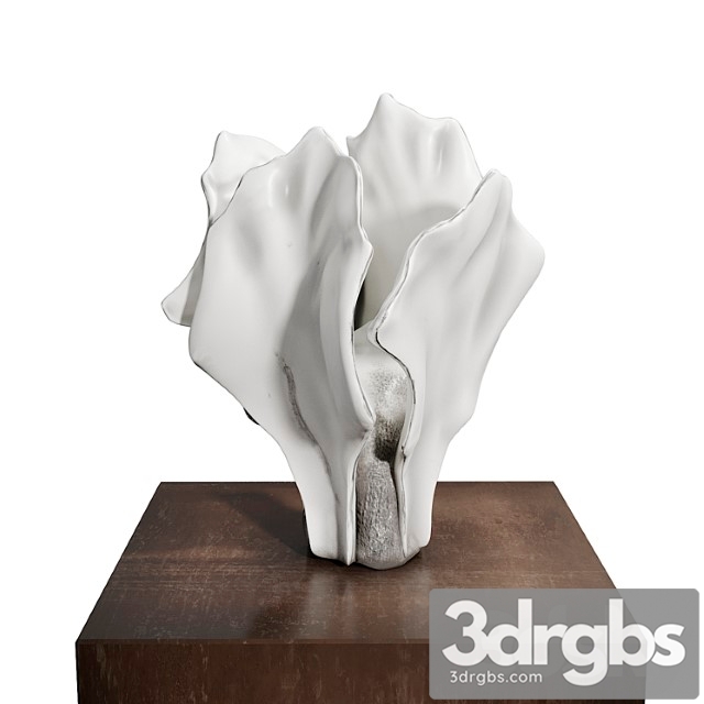 Shoko koike white form a 2018 sculpture - thumbnail 1