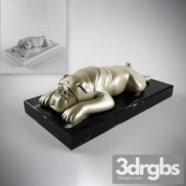 Siliver Dog 3dsmax Download - thumbnail 1