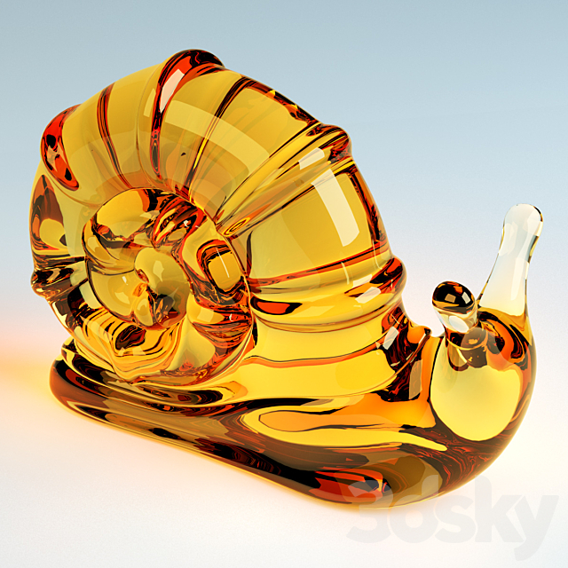 Snail glass 3DSMax File - thumbnail 1