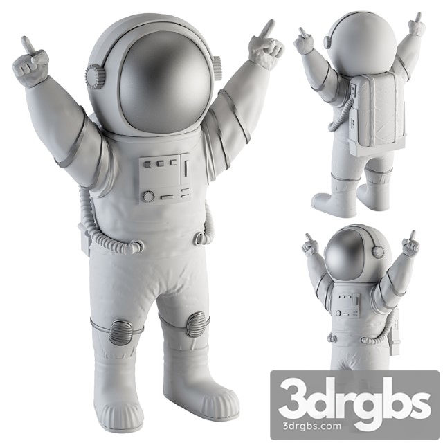 Space man sculpture - thumbnail 1