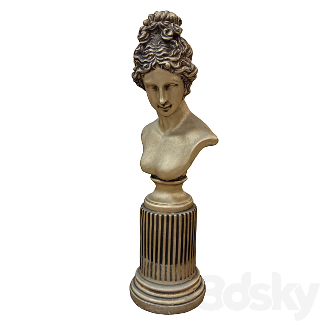 statue girl 3DSMax File - thumbnail 4