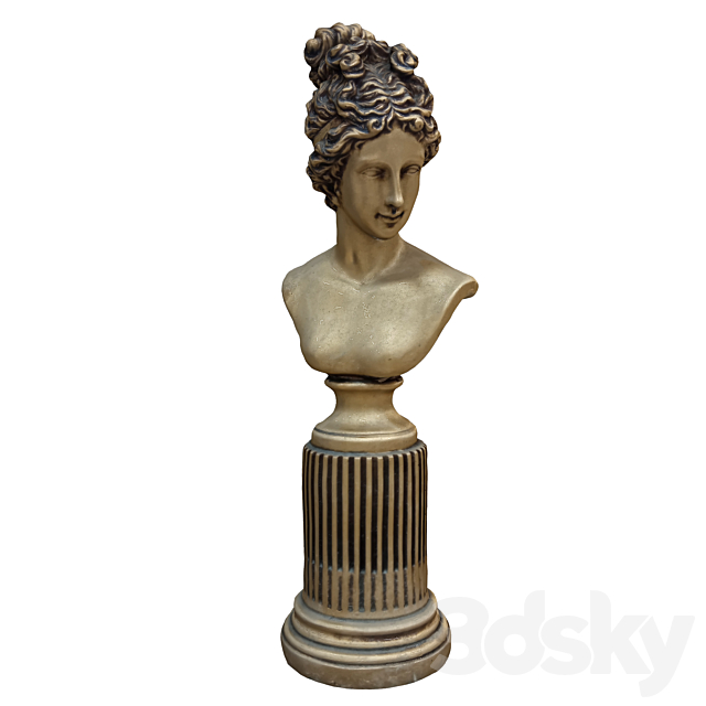 statue girl 3DSMax File - thumbnail 5