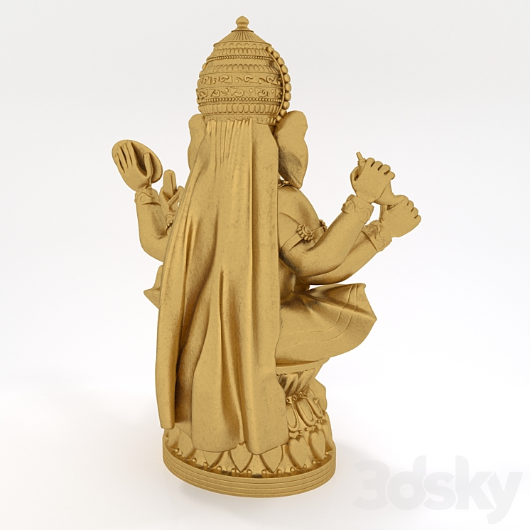 Statue of ganesh 3DS Max - thumbnail 2