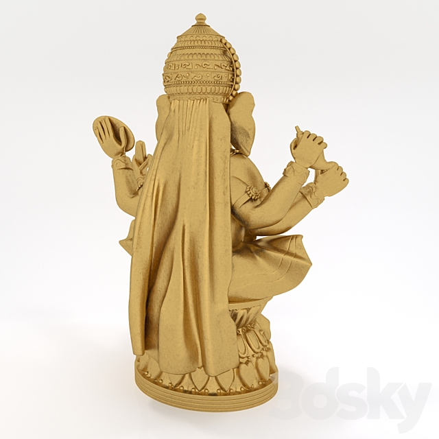 Statue of ganesh 3DSMax File - thumbnail 2