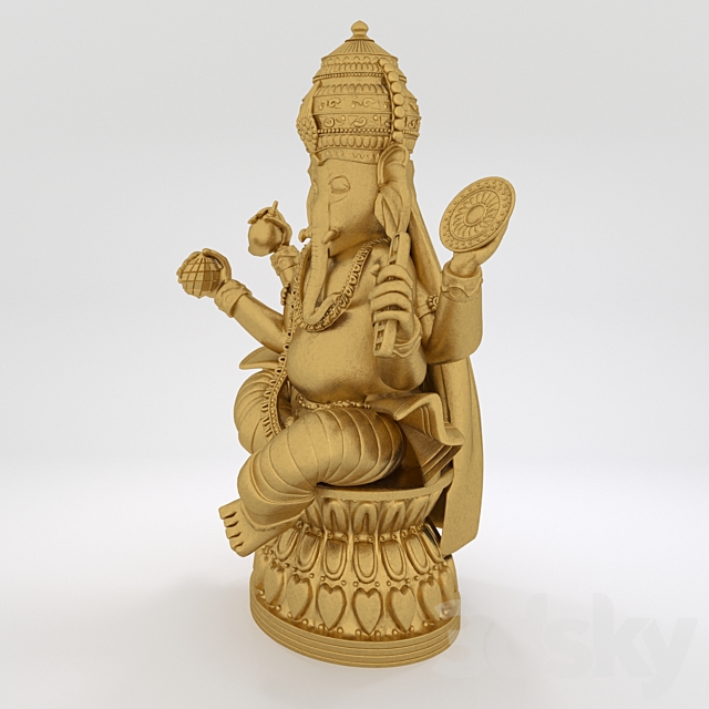 Statue of ganesh 3DSMax File - thumbnail 3