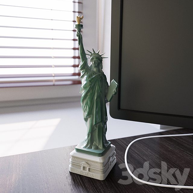 Statue of Liberty 3ds Max - thumbnail 2