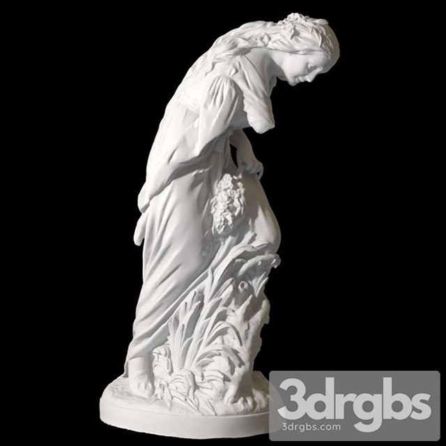 Statue Renaissance Polyhymnia 3dsmax Download - thumbnail 1