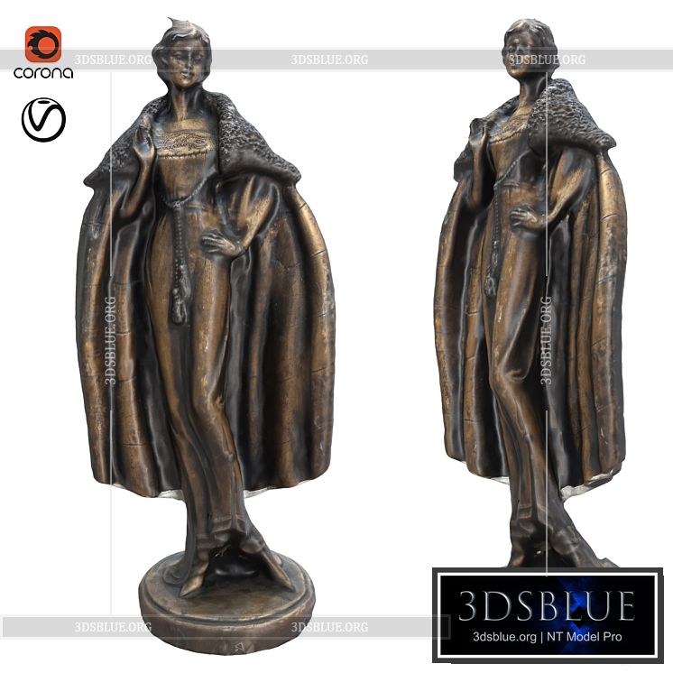 statues 4 3DS Max - thumbnail 3