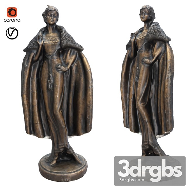 Statues 4 3dsmax Download - thumbnail 1