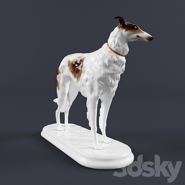 statuette of dog 3DSMax File - thumbnail 2