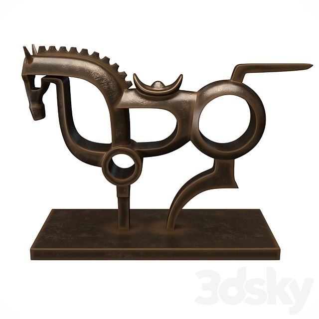 Statuette of Konya 3ds Max - thumbnail 1