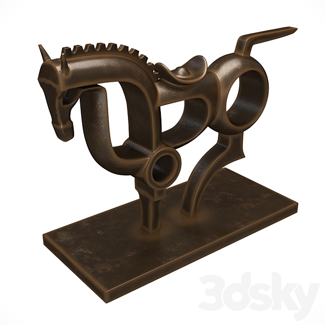 Statuette of Konya 3ds Max - thumbnail 2