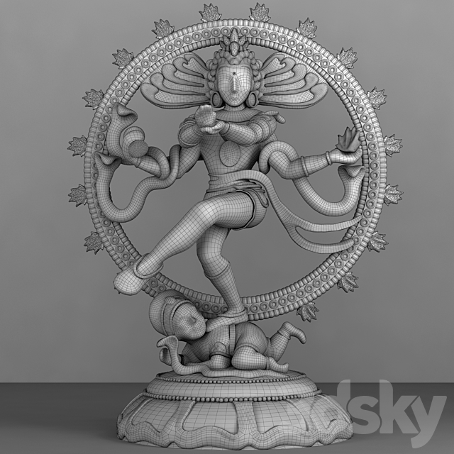 Statuette. Religion 3ds Max - thumbnail 2