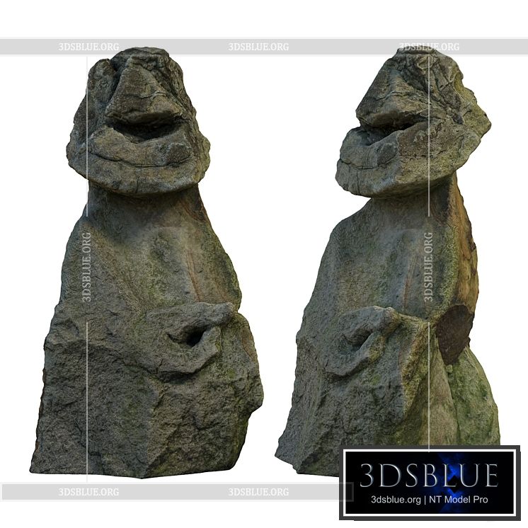 stone sculpture 3DS Max - thumbnail 3