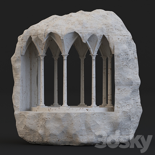 Stone Sculpture 3DSMax File - thumbnail 2