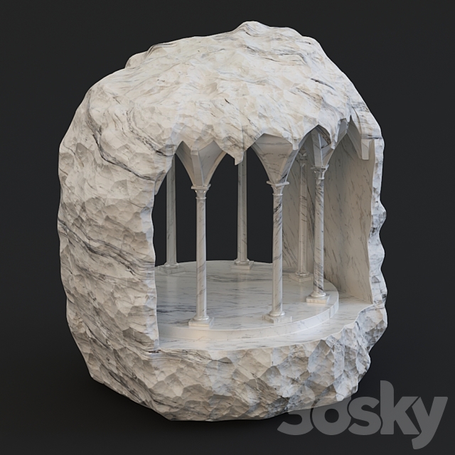 Stone Sculpture 3DSMax File - thumbnail 4