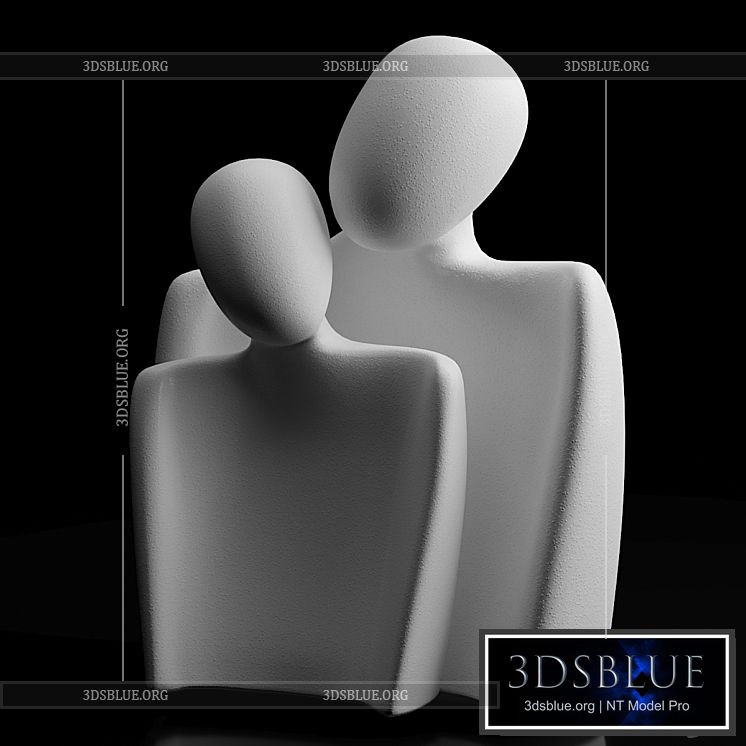 Table Decor Creative Abstract Characters 3DS Max - thumbnail 3