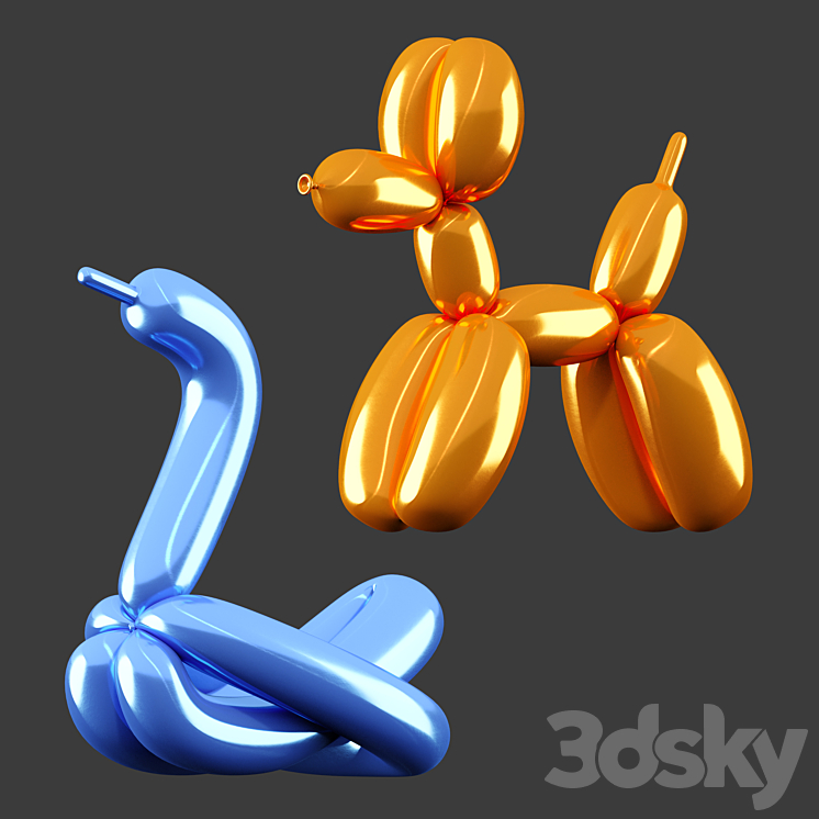 The dog and the swan 3DS Max - thumbnail 2