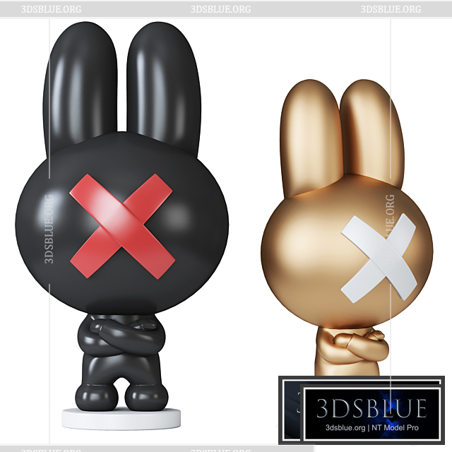 The rabbit sculpture 3DS Max - thumbnail 3