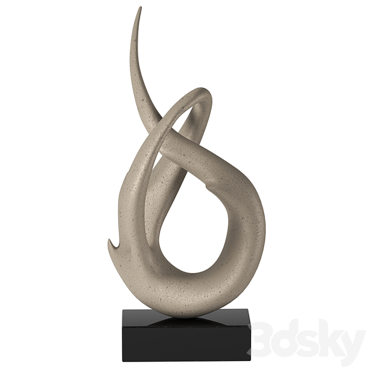 Thomas Gymnastic Figurine Modern Sculpture 3DS Max - thumbnail 1