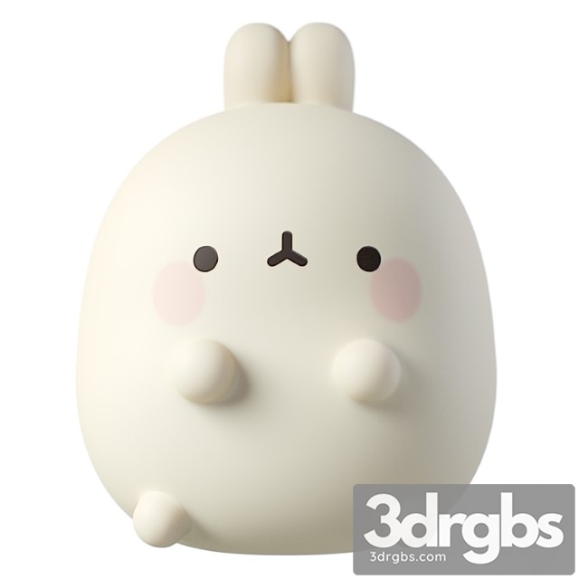 Toy Childrens Plastic Millimages Molang 3dsmax Download - thumbnail 1