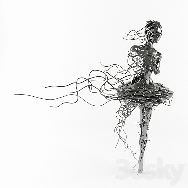 Unravel Sculpture by REGARDT VAN DER MEULEN 3DSMax File - thumbnail 1