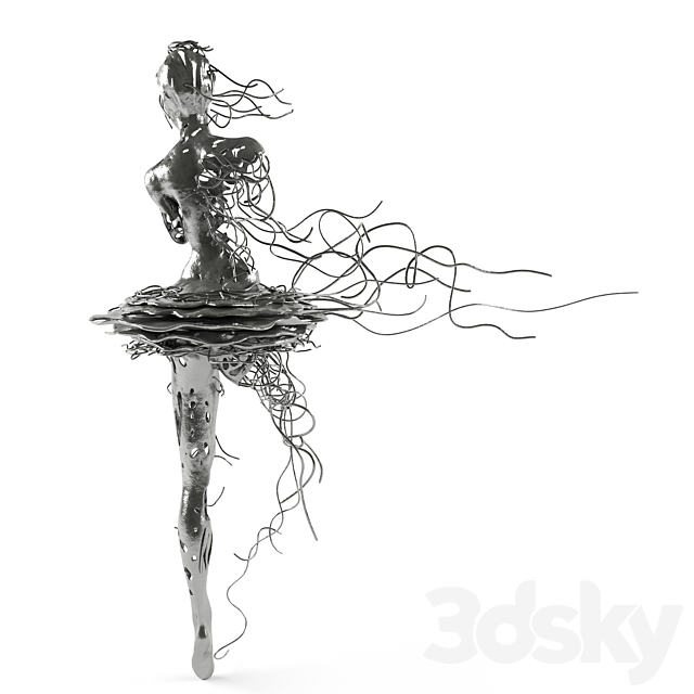 Unravel Sculpture by REGARDT VAN DER MEULEN 3DSMax File - thumbnail 3