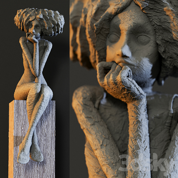 Valerie Hadida Melancolia 3DS Max - thumbnail 1