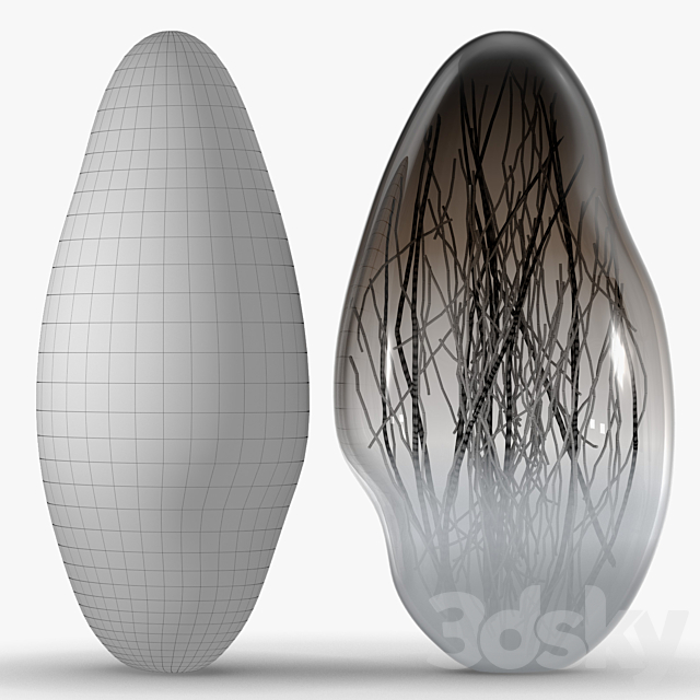 Vessel Gallery – Ore genesis in pigeon gray 3ds Max - thumbnail 3