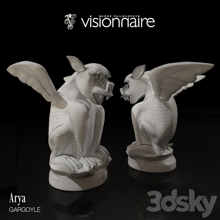 Visionnaire Arya Gargoyle 3DS Max - thumbnail 2