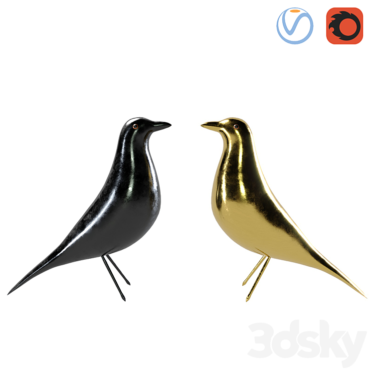 Vitra Bird 3DS Max - thumbnail 1