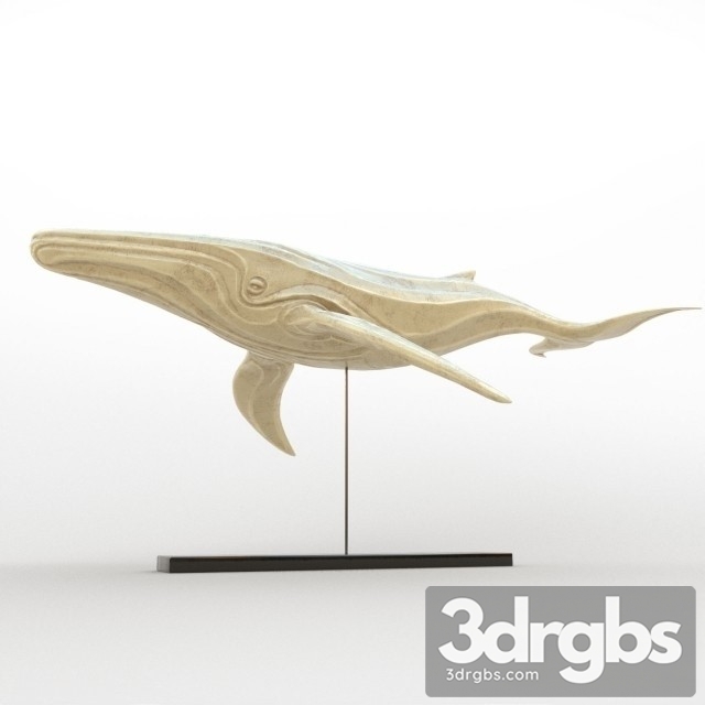 Whale Statue 3dsmax Download - thumbnail 1