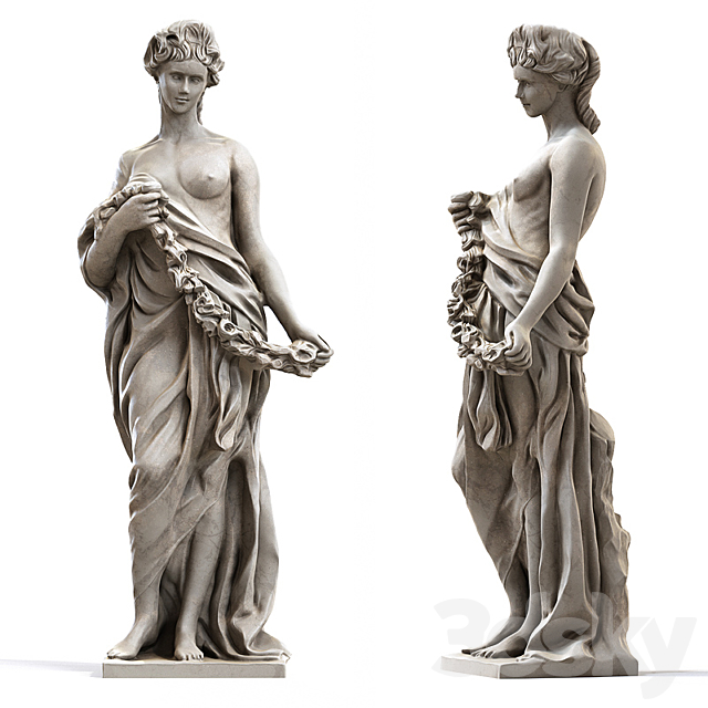 Women’s sculpture 3DSMax File - thumbnail 2