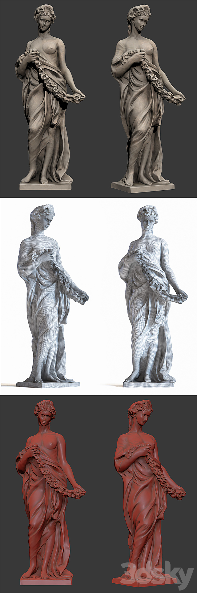 Women’s sculpture 3DSMax File - thumbnail 3