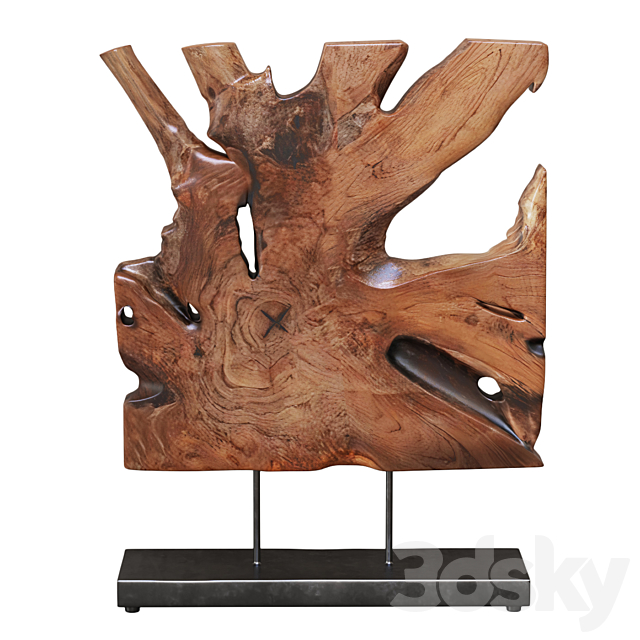 Wood Decor 03 3DSMax File - thumbnail 3