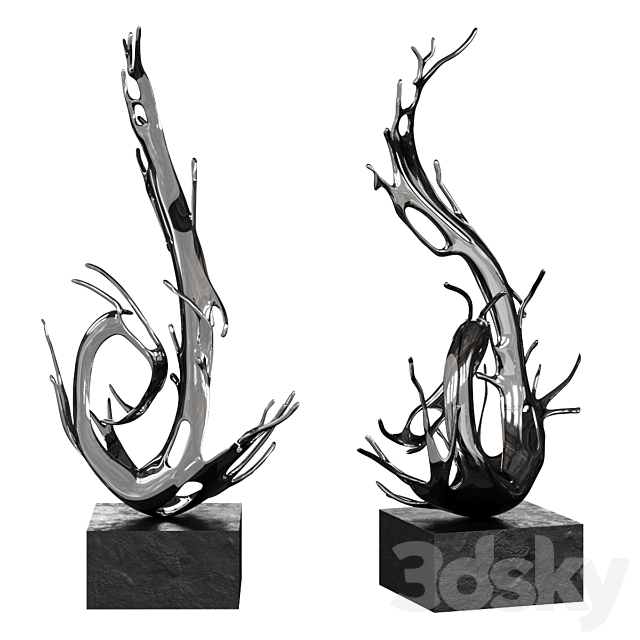 Zheng lu Yan Fei Sculpture 3DSMax File - thumbnail 2