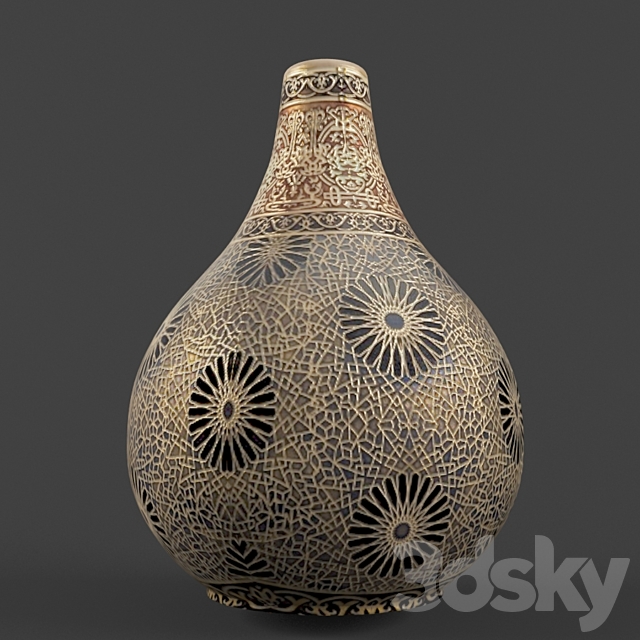 aindesign-moroccan vase ouf 3DSMax File - thumbnail 1