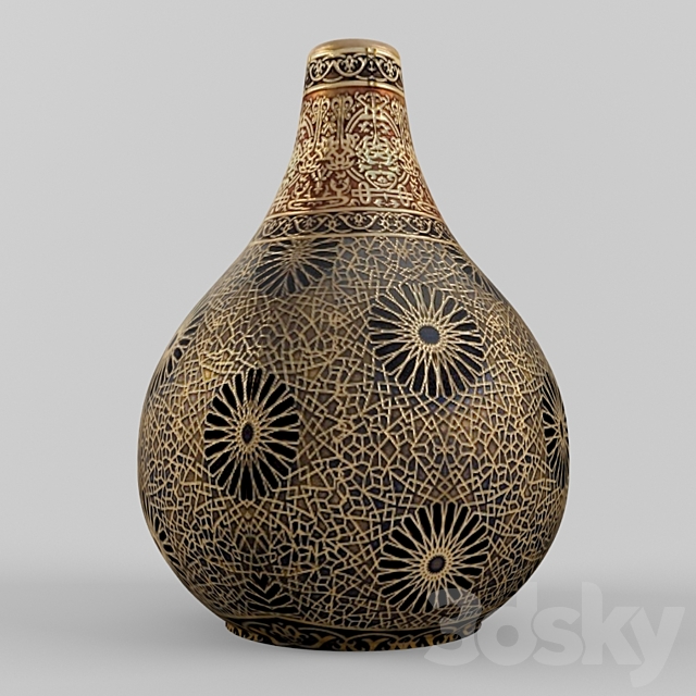 aindesign-moroccan vase ouf 3DSMax File - thumbnail 2