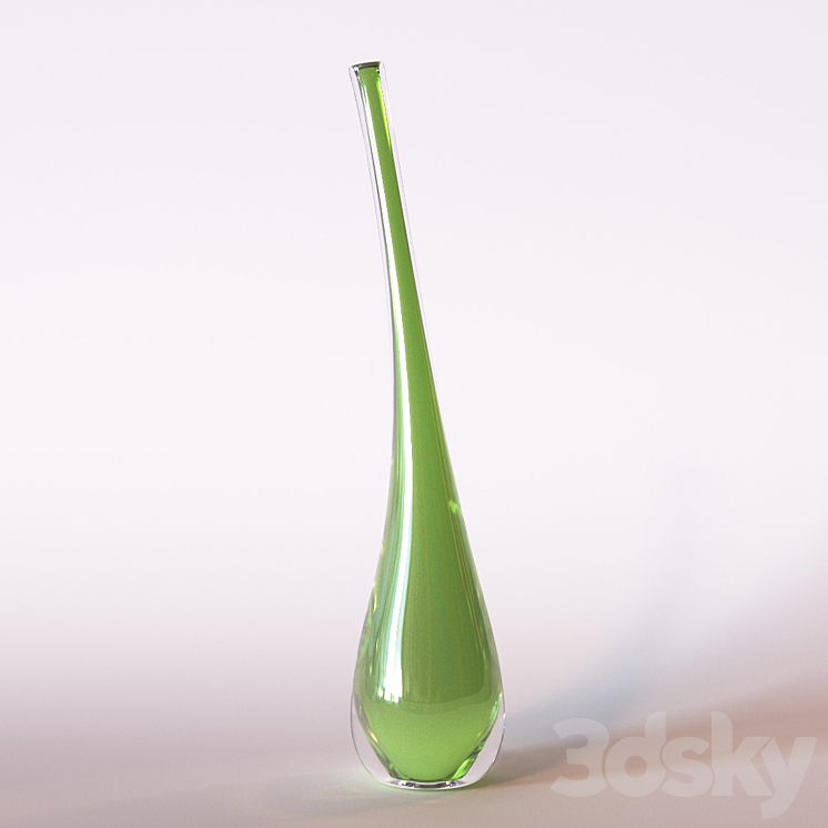 Bali Green Vase 20 ' 3DS Max - thumbnail 1