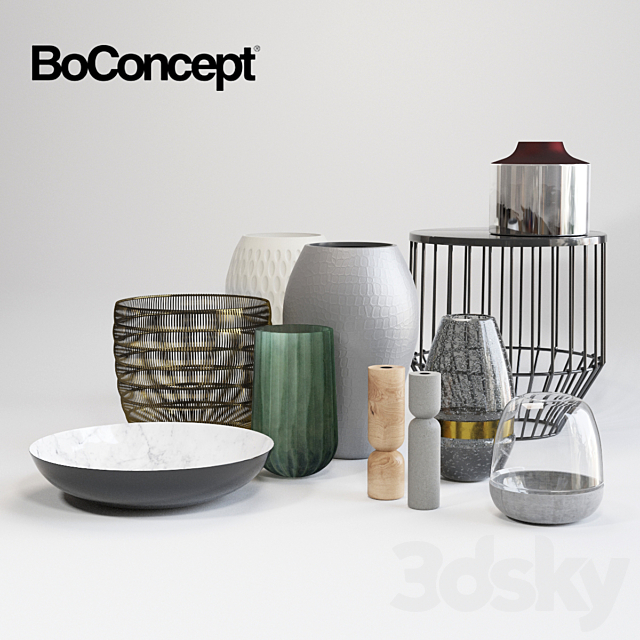 BoConcept Decor Set 3DSMax File - thumbnail 1