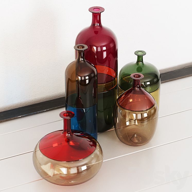 Bottle Bolle by Tapio Wirkkala 3DS Max - thumbnail 2