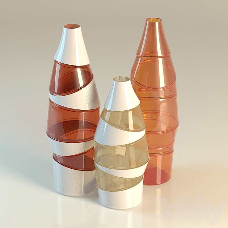 Bottle decor 3DS Max - thumbnail 2