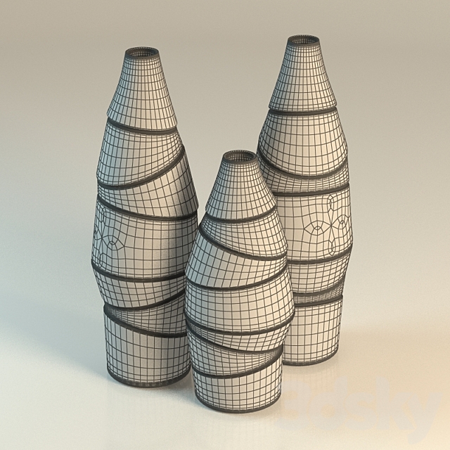 Bottle decor 3DSMax File - thumbnail 3