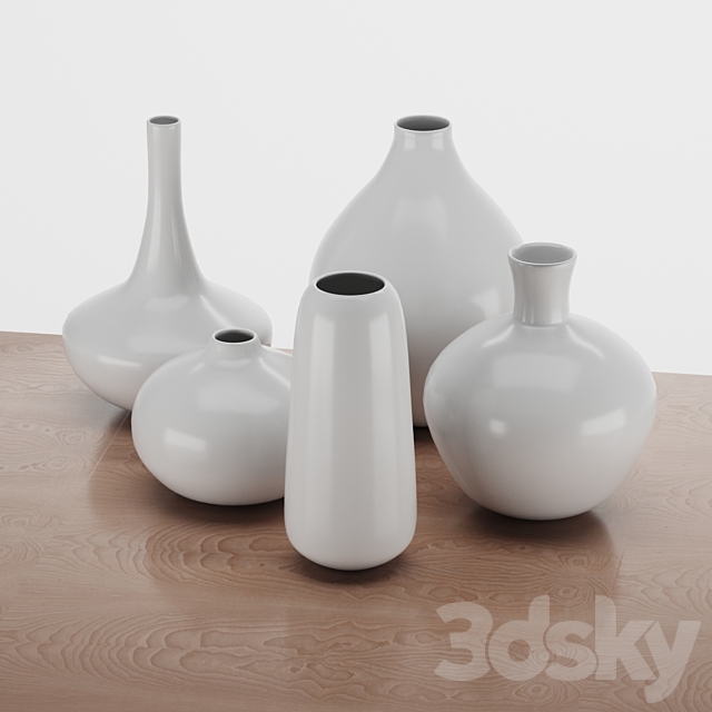 Ceramic vases 3DSMax File - thumbnail 2