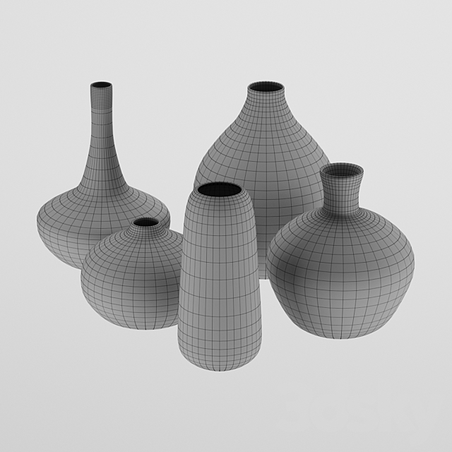 Ceramic vases 3DSMax File - thumbnail 3