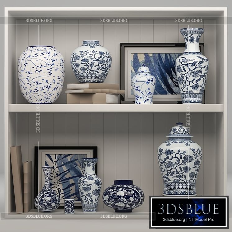 Chinese ceramic vases 3DS Max - thumbnail 3