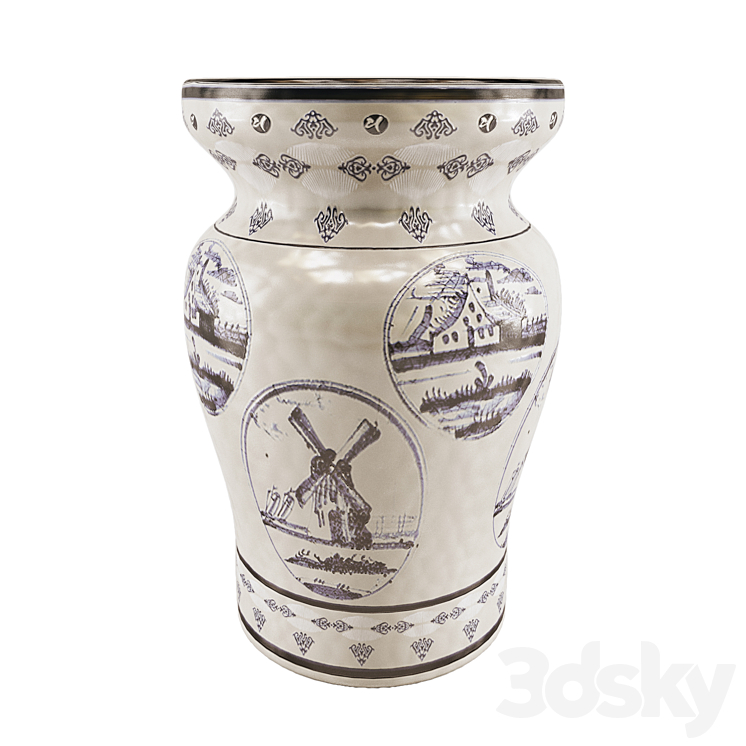 Chinese Vase 04 3DS Max - thumbnail 1